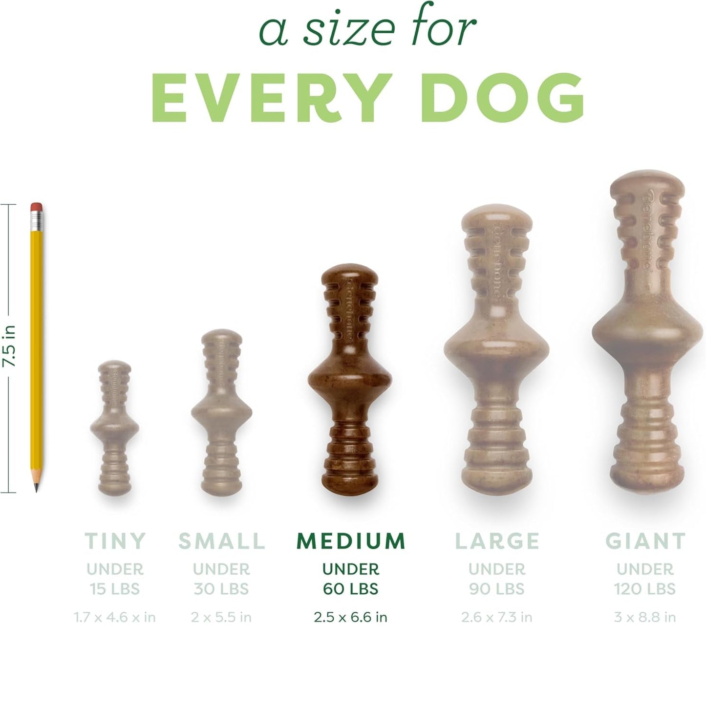 Zaggler Rolling Dog Chew Toy for Aggressive Chewers, Real Chicken, Made in USA, Medium