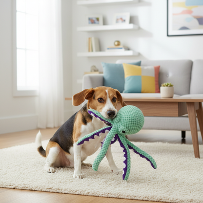 The Crinkle-Plush Octopus Toy